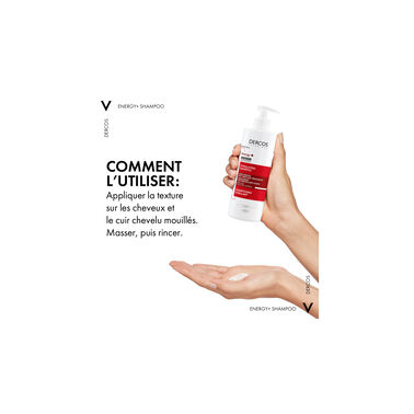 Vichy Dercos Shampooing énergisant 390 ml - Vichy | L'Oréal Dermatological Beauty Partner Shop