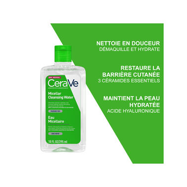 CeraVe Eau Micellaire - 295ml - Face Cleansing | L'Oréal Dermatological Beauty Partner Shop