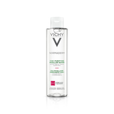 Vichy Normaderm Solution Micellaire 3-en-1 - 200ml - Vichy | L'Oréal Dermatological Beauty Partner Shop