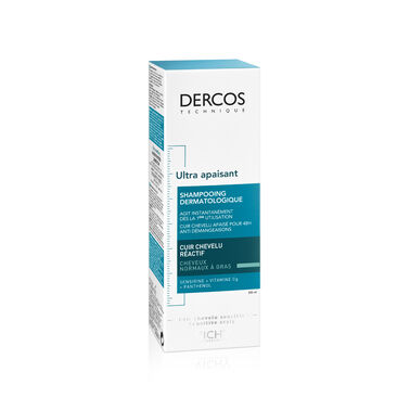 Vichy Dercos Shampooing Ultra apaisant Cheveux normaux à gras (sans sulfates) 200 ml - Vichy | L'Oréal Dermatological Beauty Partner Shop