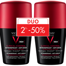 VH Deo Duo 96H Roll Clinical Ctrl 2x50ml - Vichy | L'Oréal Dermatological Beauty Partner Shop