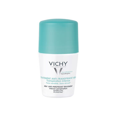 Vichy Deodorant Intense Transpiratie roller 48 uur 50ml - Vichy | L'Oréal Dermatological Beauty Partner Shop